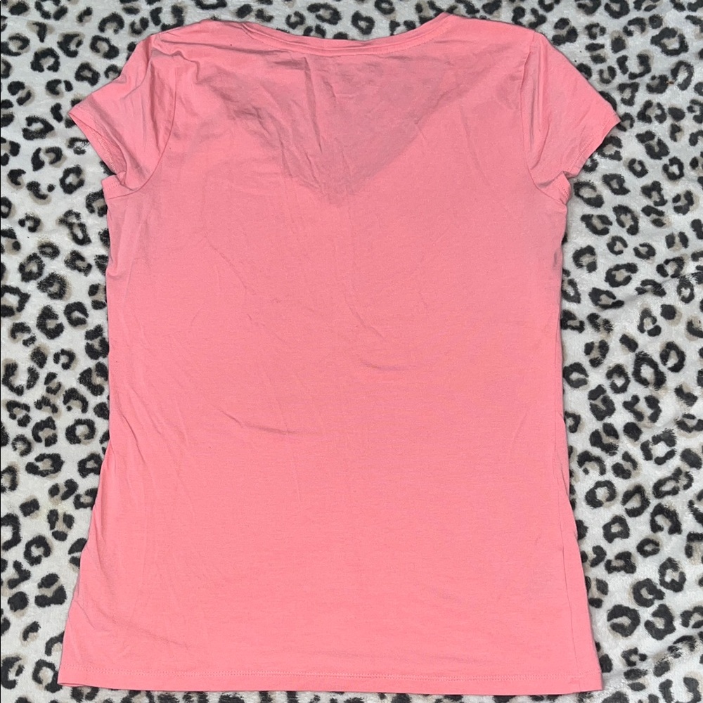 Ann Taylor Soft Pink V-Neck Tee - Picture 7 of 12